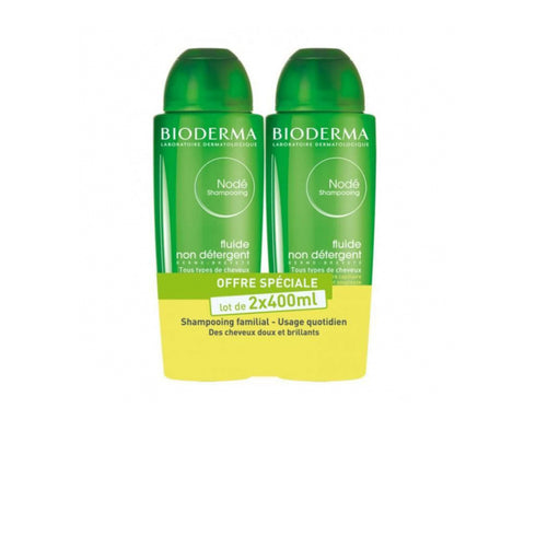 Bioderma Nodé Non Detergent Fluid Shampoo 2x200ml - Jag Couture Beauty