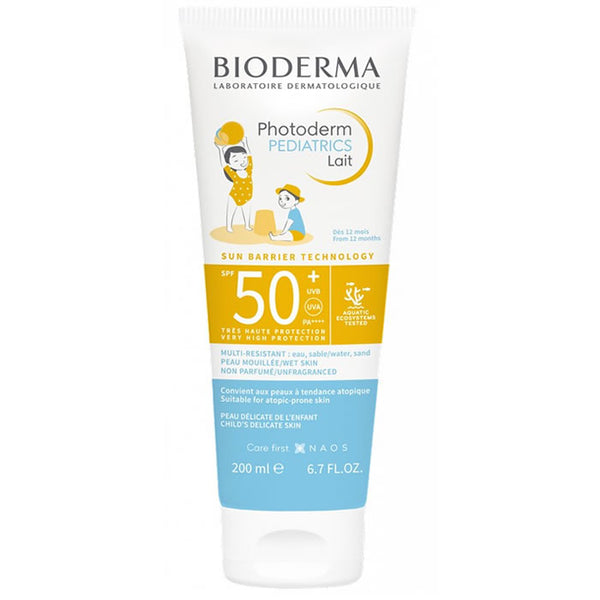 Bioderma Photoderm Pediatrics Lait Spf 50+ 200ml - Jag Couture Beauty