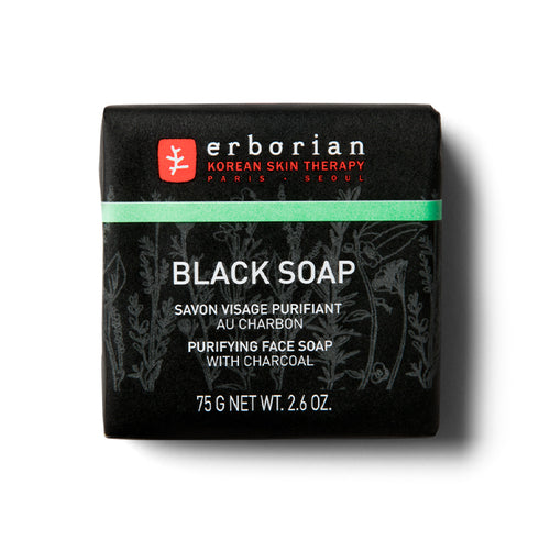 Erborian Black Charcoal Soap 75g - Jag Couture Beauty
