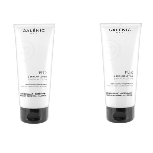 Galenic Pur 2 En 1 Makeup Remover 2x200ml - Jag Couture Beauty