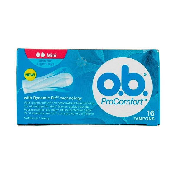 O.B. Procomfort 16 Tampons Mini - Jag Couture Beauty