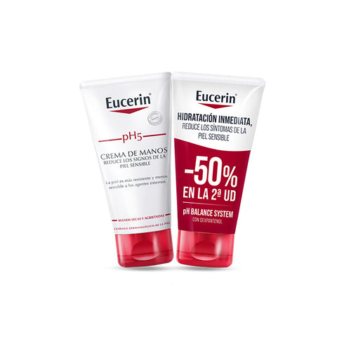 Eucerin Ph5 Hand Cream 2x75ml - Jag Couture Beauty