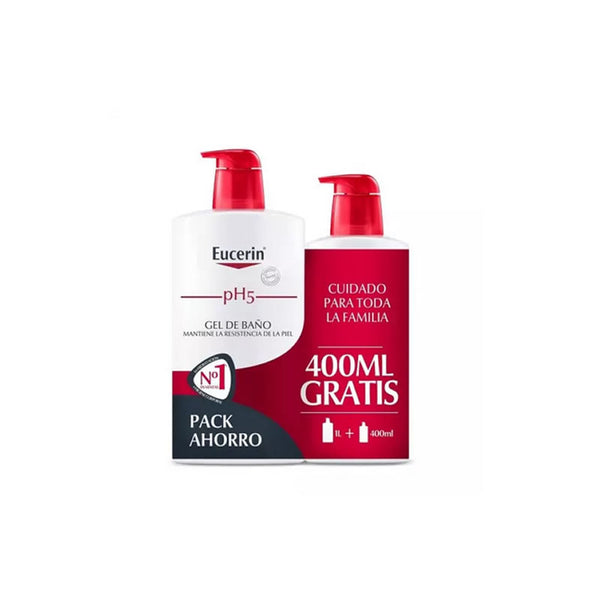 Eucerin PH5 Shower Gel 1000ml + Refill 400ml - Jag Couture Beauty