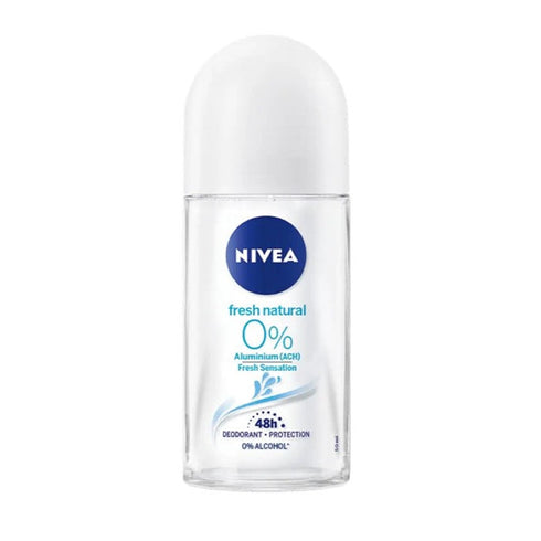 Nivea Fresh Natural 0% Roll On Deodorant 50ml Jag Couture Beauty