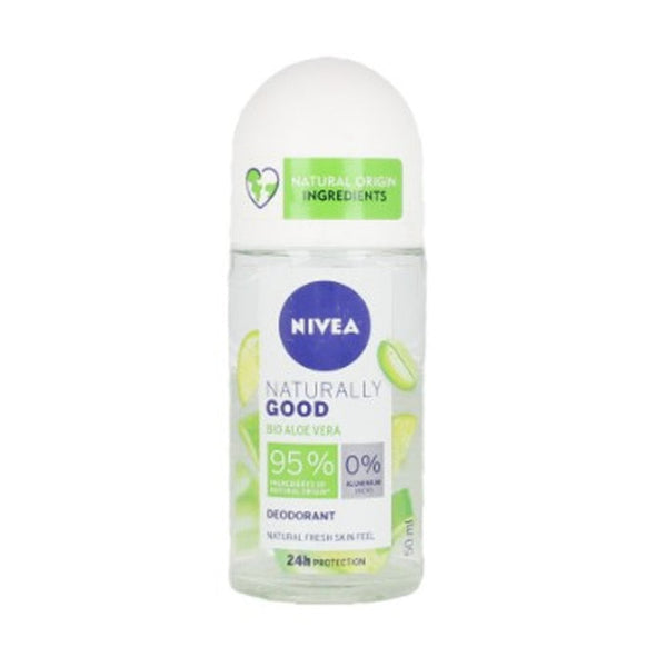 Nivea Naturally Good Aloe Vera Deodorant Roll-On 50ml Jag Couture Beauty