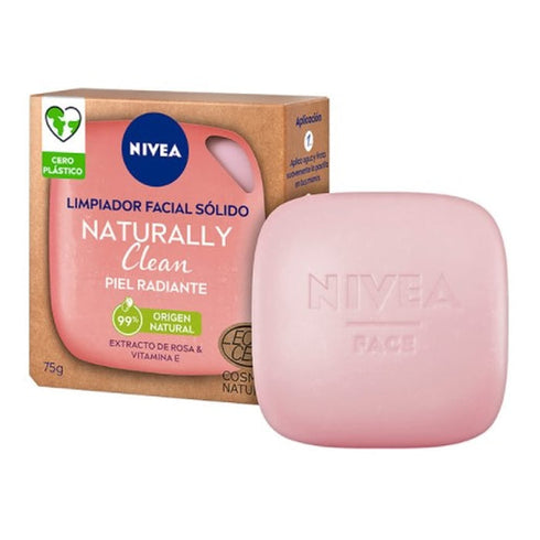 Nivea Naturally Clean Radiant Skin Solid Facial Cleanser 75g Jag Couture Beauty