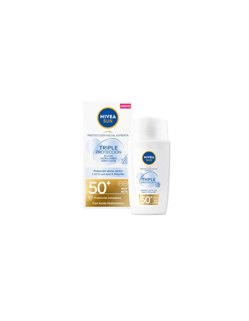 Nivea Sun Triple Proteccion Fluido Ultraligero Facial Spf50 40ml Jag Couture Beauty