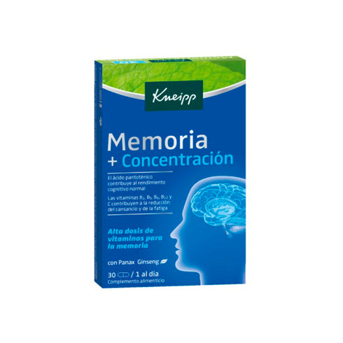 Kneipp Memory Concentration 30 Caps Jag Couture Beauty
