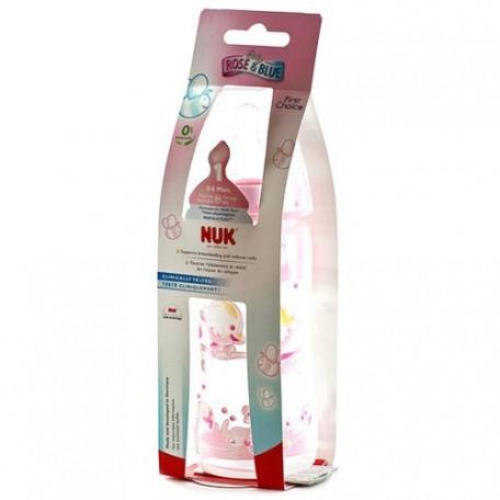 Biberon First Choice Rosa Silicona 1 M 300ml Nuk - Jag Couture Beauty
