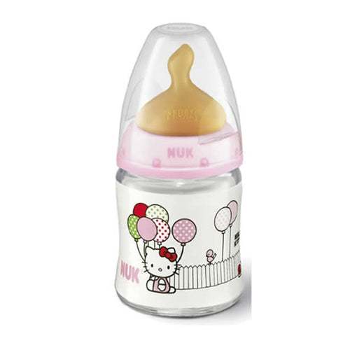 Nuk Baby Bottle Firts Choice Hello Kitty T1 Latex 0-6 Months 150ml - Jag Couture Beauty