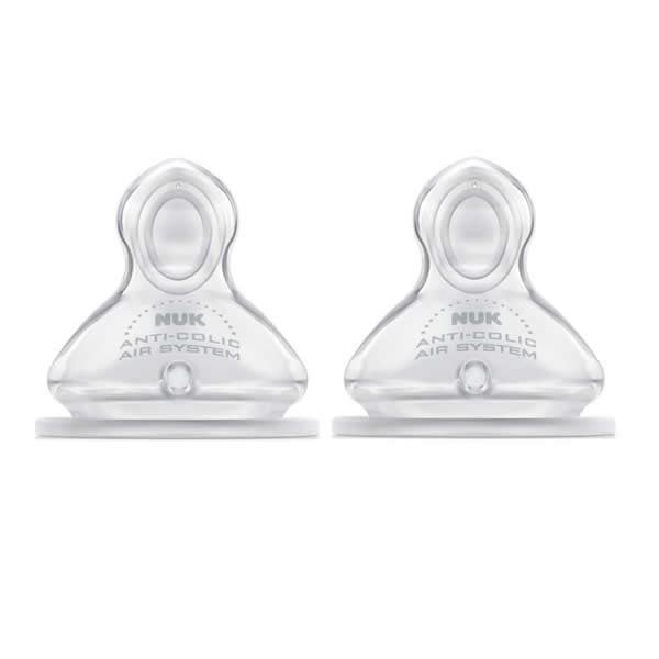 Nuk First Choice Size 1 Silicone Teat 2 Units