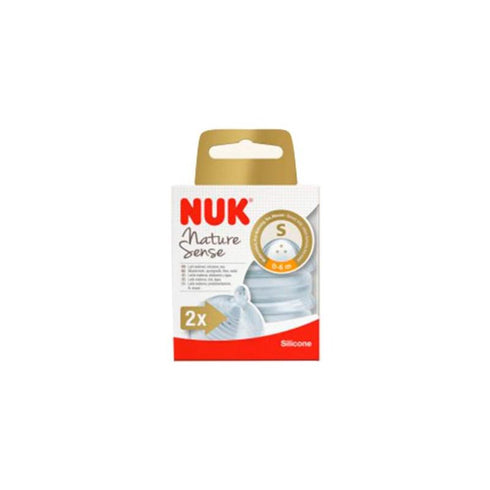Nuk Nature Sense Teat 0-6 S 2uts - Jag Couture Beauty