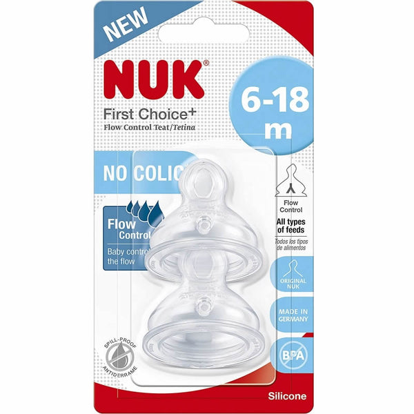 Nuk First Choice Größe 2 Silikonsauger 2 Einheiten