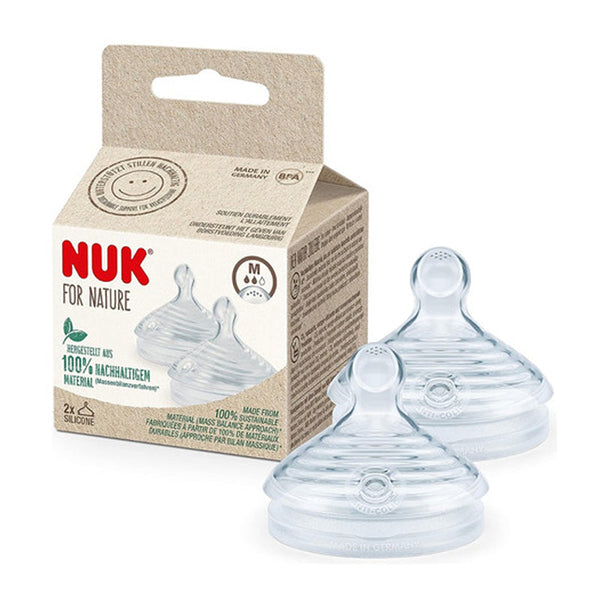 Nuk Nature Sense Teat 0-6 Months Size S Silicone 2U Jag Couture Beauty