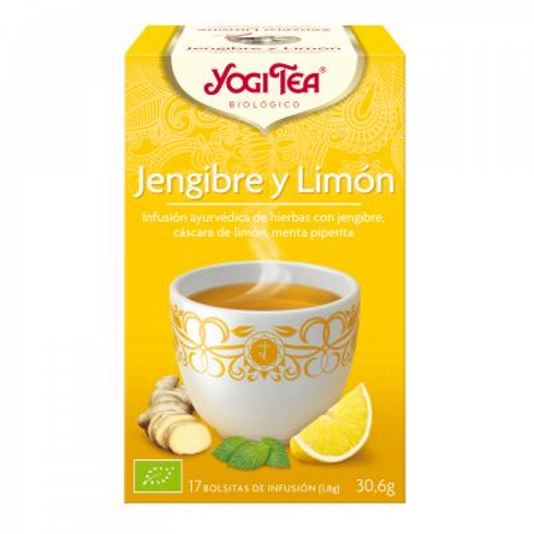 Yogi Tea Jengibre y Limon 17 Bolsitas Jag Couture Beauty