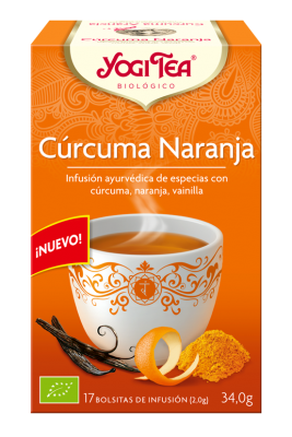 Yogi Tea Curcuma Naranja 17 X 2g Jag Couture Beauty