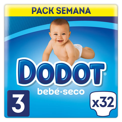 Dodot Baby-Dry Diapers Size 3, 32 Diapers - Jag Couture Beauty