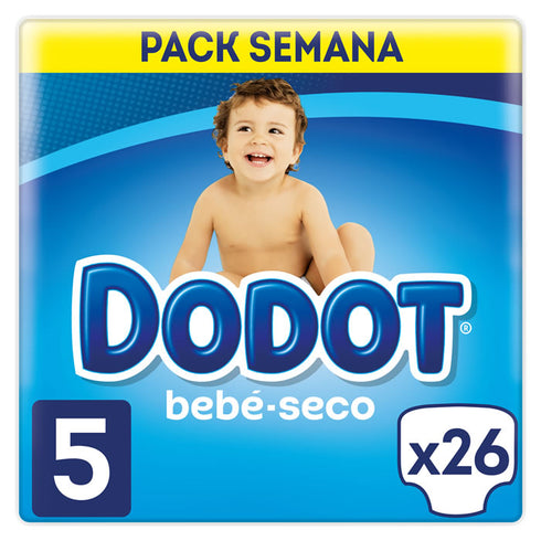 Dodot Baby-Dry Diapers Size 5, 26 Diapers - Jag Couture Beauty