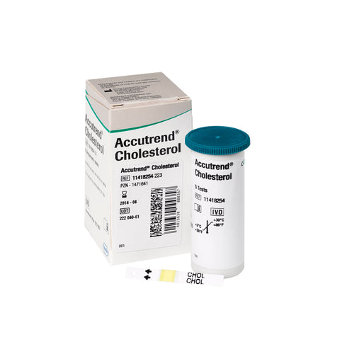 Accutrend Cholesterol Test Strips 5U - Jag Couture Beauty