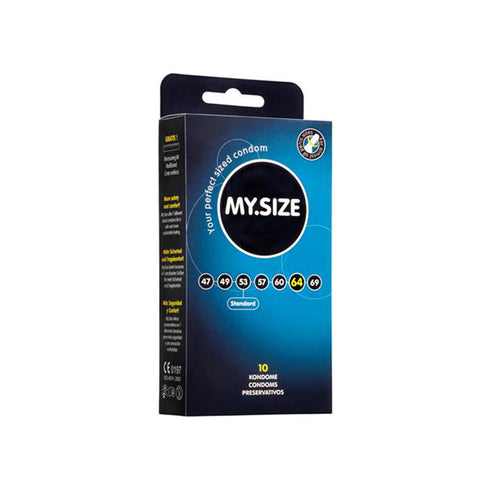 My Size 64 Condoms 10 Units - Jag Couture Beauty