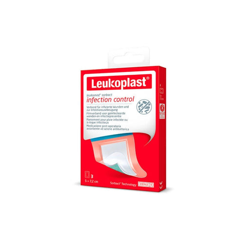 Leukomed Sorbact Dressing 5x7,2cm 3 Units Jag Couture Beauty