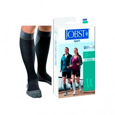 Jobst Sport Socks Black Grey 2 L - Jag Couture Beauty