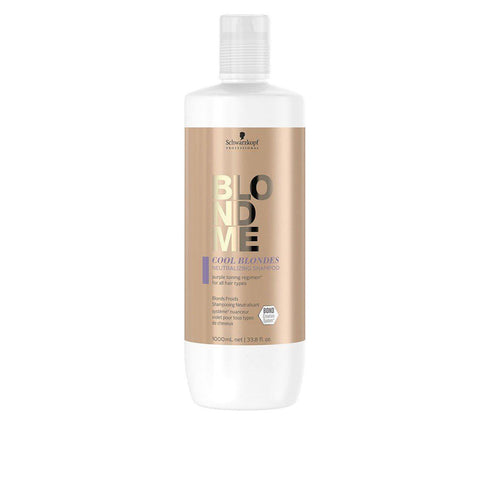 Schwarzkopf Blondme Cool Blondes Neutralizing Shampoo 1000ml Jag Couture Beauty