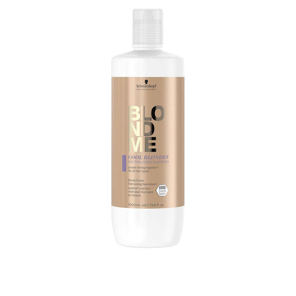Schwarzkopf Blondme Cool Blondes Neutralizing Shampoo 1000ml Jag Couture Beauty