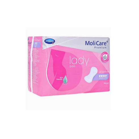 Hartmann MoliCare Lady 4.5 Drops Absorbent Protectors 14 Units - Jag Couture Beauty