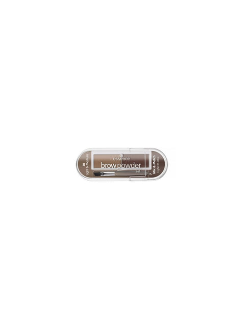 Essence Cosmetics Brow Powder Polvos Para Cejas 01-Light y Medium 2,3g - Jag Couture Beauty