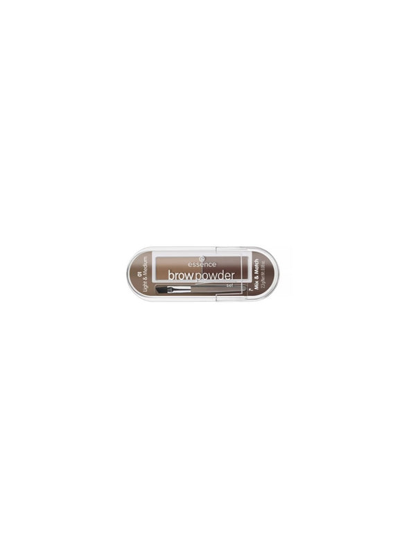 Essence Cosmetics Brow Powder Polvos Para Cejas 01-Light y Medium 2,3g - Jag Couture Beauty