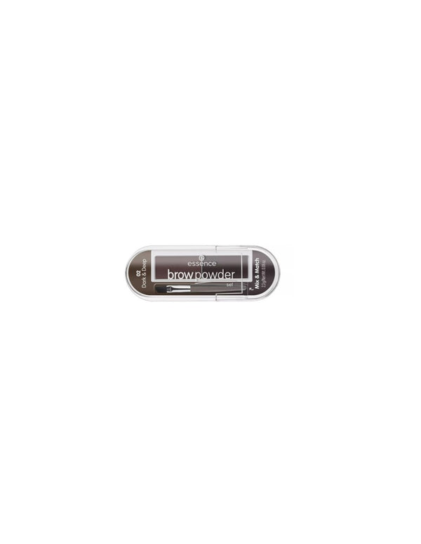 Essence Cosmetics Brow Powder Polvos Para Cejas 02-Dark y Deep 2,3g - Jag Couture Beauty