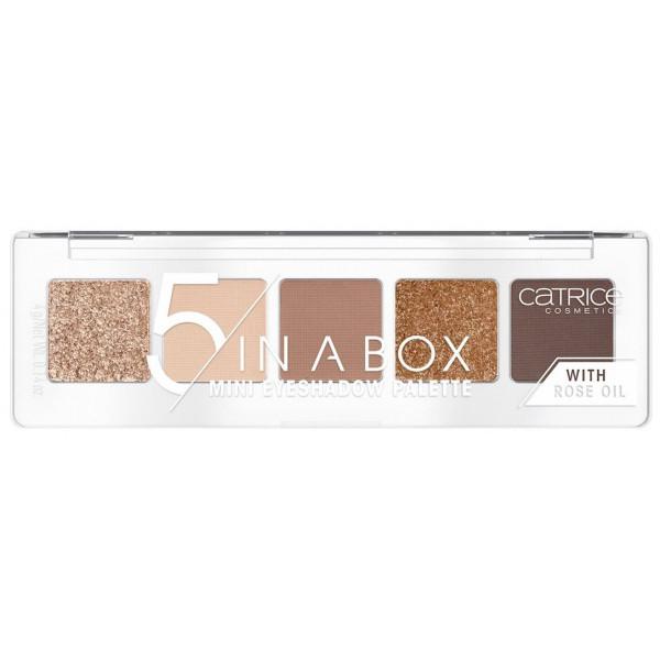 Catrice 5 In A Box Mini Eyeshadow Palette 010-Golden Nude Look - Jag Couture Beauty