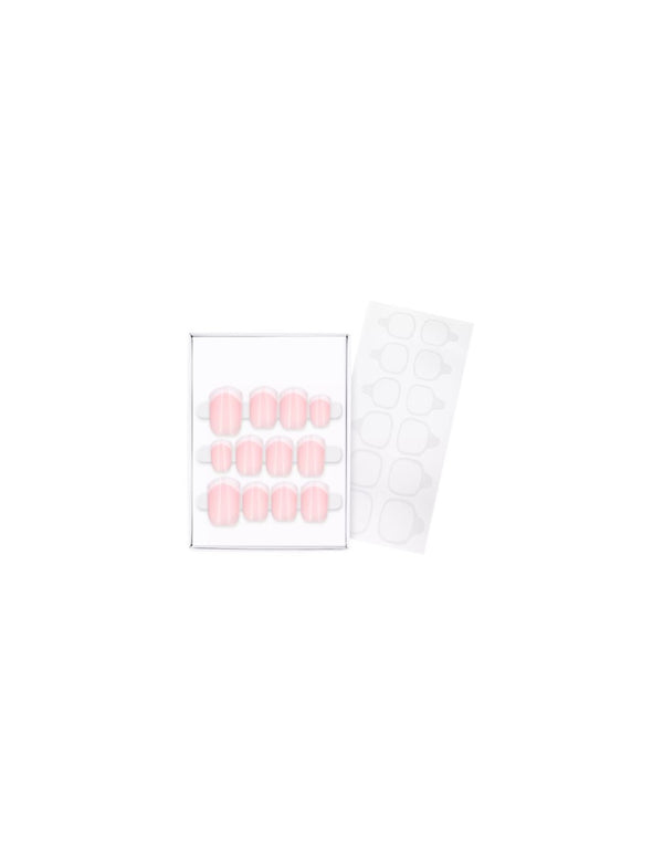 Essence Cosmetics French Manicure Click-On Nails Artificiales 01-Classic French 12 U - Jag Couture Beauty