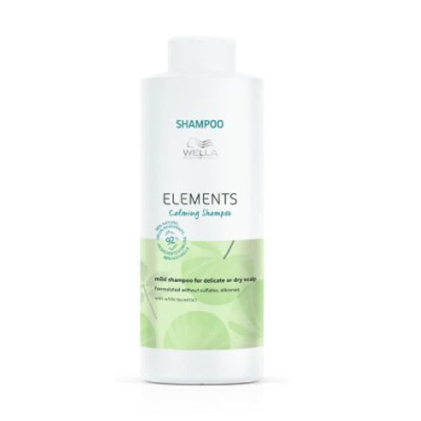 Wella Elements Calming Shampoo 1000ml Jag Couture Beauty