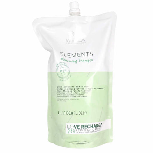 Wella Elements Renewing Shampoo 1000ml Refill - Jag Couture Beauty