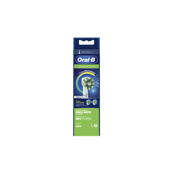 Oral-B Cross Action Toothbrush Refill 3 Pcs. - Jag Couture Beauty