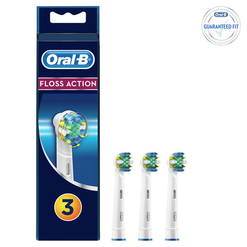 Oral-B Electric Toothbrush Head Floss Action 3 Units - Jag Couture Beauty