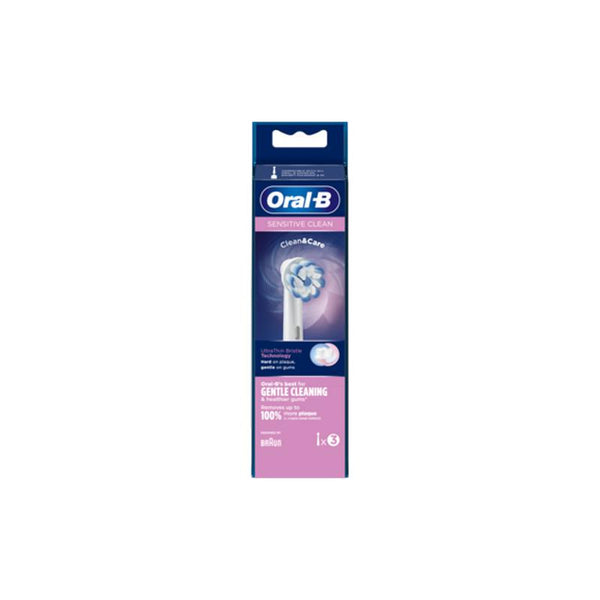 Oral-B Sensitive Clean Replacement Brush Head 3 pcs. - Jag Couture Beauty