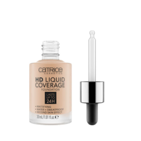 Catrice HD Liquid Coverage Foundation hält bis zu 24 Stunden 030 Sand Beige 30ml
