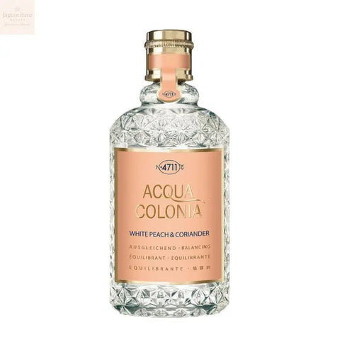 4711 Acqua Colonia White Peach And Coriander Eau De Cologne Spray 170ml Jag Couture Beauty