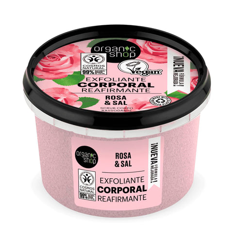 Organic Shop Perla Rosa Exfoliante Corporal Perla Rosa 250ml Jag Couture Beauty
