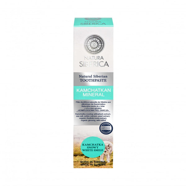 Natura Siberica Natural Dentifrico Siberian Kamchatkan Mineral 100g - Jag Couture Beauty