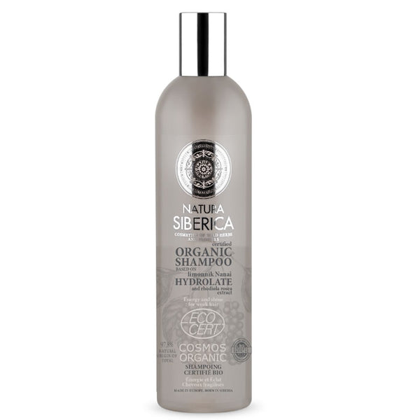 Natura Siberica Certified Organic Shampoo Energy And Shine 400ml - Jag Couture Beauty
