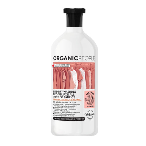 Organic People For All Types Of Fabrics Mango y Papaya Laundry Washing Eco Gel 200ml Jag Couture Beauty