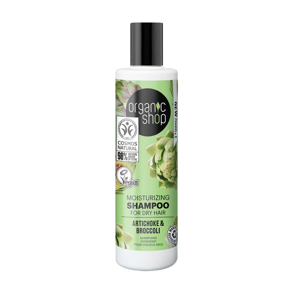 Organic Shop Artichoke Moisturizing Champu Cabello Seco 280ml - Jag Couture Beauty