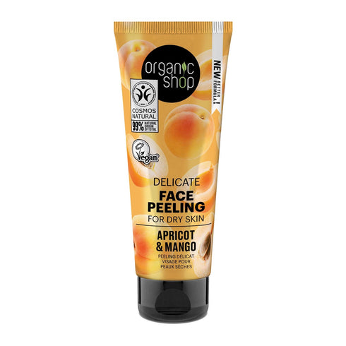 Natura Siberica Organic Shop Apricot Delicate Peeling Facial Piel Seca 75ml Jag Couture Beauty