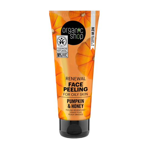 Organic Shop Pumpkin Peeling Facial Piel Grasa 75ml Jag Couture Beauty