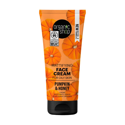 Organic Shop Pumpkin Crema Facial Piel Grasa 50ml Jag Couture Beauty