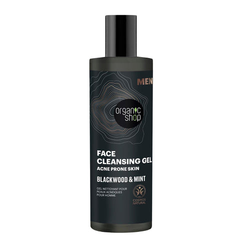 Organic Shop Men Blackwood Gel Limpiador Anti-Acne 200ml Jag Couture Beauty